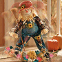 Collections Etc.: Lighted Rocking Scarecrow