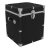 Wal-Mart.com USA, LLC: Seward Collegiate Cube Collection Storage Footlocker Trunk, 19.75 inch, Black