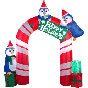 Wal-Mart.com USA, LLC: Gemmy Airblown Inflatables Christmas Gemmy Airblown, 10.5-ft.Penguin Archway