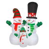 Kohls Department Stores Inc: National Tree Company 144 Inch Inflatable Snowman Family Indoor/Outdoor Christmas Decor, Multicolor