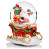 Macy's: Holiday Lane Musical Santa Snowglobe, Created for Macy's