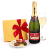 Wine.com: Champagne & Godiva Holiday Gift Set - Wine Collection Gift