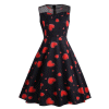 RoseGal: Valentine Heart Print Dress