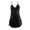 Buy.com DBA Rakuten.com Shopping: Unique Bargains Women's Satin Lace Sexy Trim Sleepwear Nightgown Pajama Slip Dress