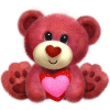 Wal-Mart.com USA, LLC: Buster Bear Plush 10" Red Valentine's Day